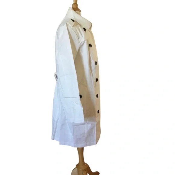 Universal Standard Derjon White Trench Coat